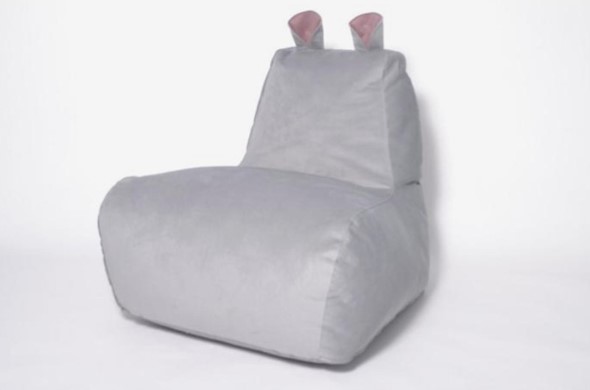 Кресло-мешок Бегемот серый в Шадринске - изображение