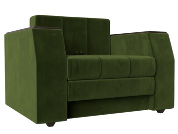Кресло-кровать Атлантида, Зеленый (Микровельвет) в Кургане