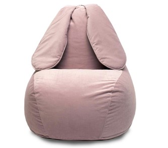 Кресло-мешок Зайка (длинные уши), розовый в Шадринске