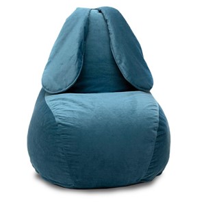 Кресло-мешок Зайка (длинные уши), синий в Шадринске