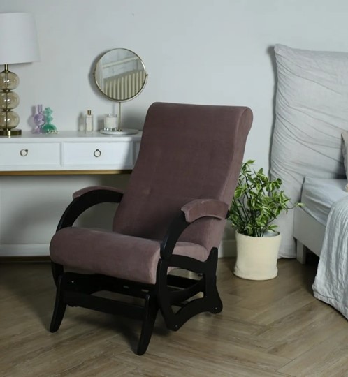 Кресло-качалка Амелия, ткань кофе с молоком 35-Т-КМ в Кургане - изображение 5