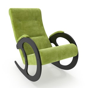 Кресло-качалка Модель 3, Verona 38 Apple Green-велюр в Шадринске
