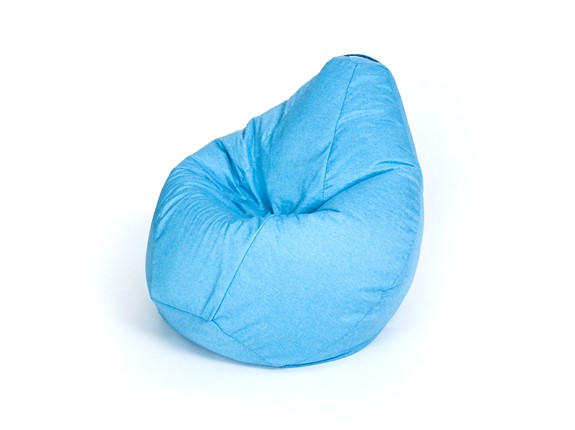Кресло-мешок Хоум малое, голубое в Шадринске - изображение