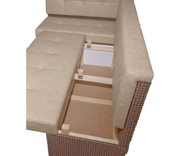 Кухонный угловой диван Нео КМ 3 с механизмом 2000*1110 в Шадринске - изображение 6