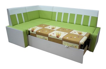 Кухонный угловой диван Квадро 2 со спальным местом в Шадринске - предосмотр 2