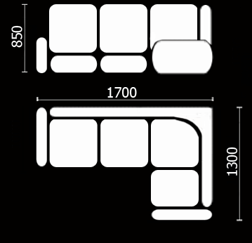 Угловой кухонный диван Нео КМ-01 (168х128 см.) в Шадринске - изображение 3