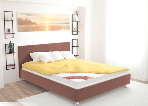 Кровать Вена 140х200 (с основанием) в Кургане - изображение