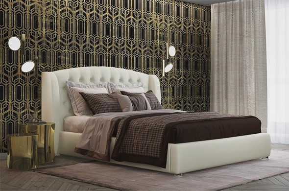 Двуспальная кровать Сильва Модерн 180х200 (с основание) в Кургане - изображение