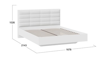 Кровать спальная Агата тип 1 (Белый) в Шадринске - предосмотр 2