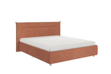 Кровать спальная Альба 1.6, персик (велюр) в Шадринске
