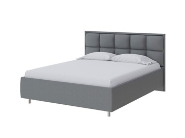 Кровать спальная Chessy 200х200, Рогожка (Savana Grey (серый)) в Кургане