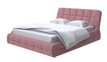Спальная кровать Corso-6 140x200, Рогожка (Levis 62 Розовый) в Шадринске