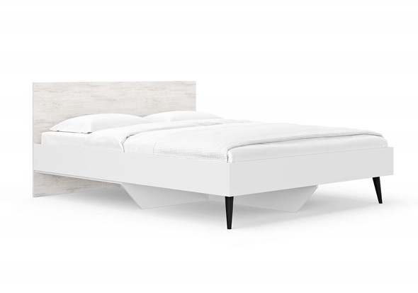 Кровать в спальню Ines 160х200, Ясмунд (Белый) в Шадринске - изображение