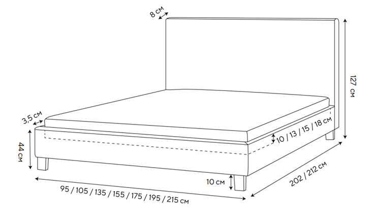 Кровать в спальню Routa 200х200, Велюр (Monopoly Мятный лёд (670)) в Шадринске - изображение 1