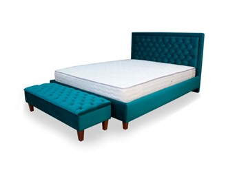 Кровать без механизма 1,5-спальная с высокими ножками Грета 1500х2150 мм в Шадринске