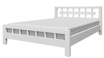 Кровать двуспальная Натали-5 (Белый Античный) 160х200 в Шадринске