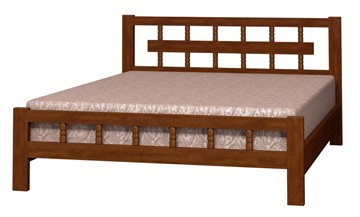 Спальная кровать Натали-5 (Орех) 120х200 в Кургане