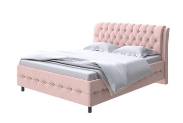 Кровать Como (Veda) 4 140х200, Велюр (Ultra Розовый мусс) в Шадринске
