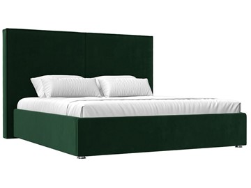 Двуспальная кровать с механизмом Аура 160, Зеленый (Велюр) в Кургане