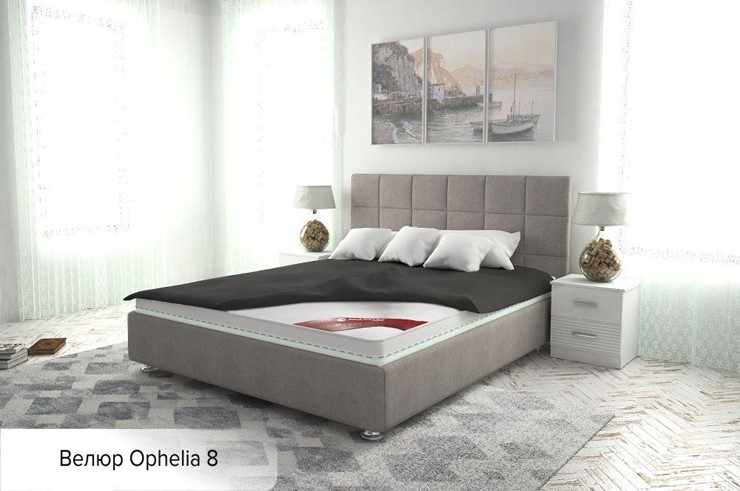 Двуспальная кровать с механизмом Капри 180х200 (с коробом) в Кургане - изображение 14