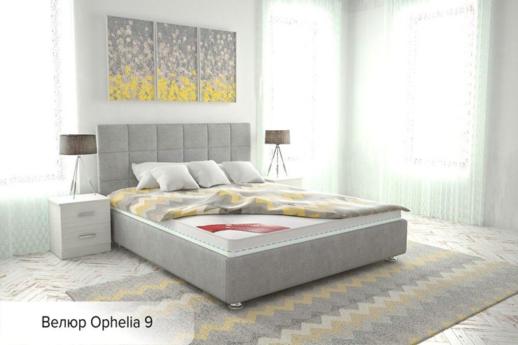 Двуспальная кровать с механизмом Капри 180х200 (с коробом) в Кургане - изображение 15