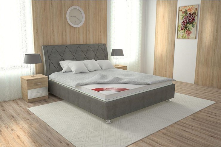Кровать с подъемным механизмом Верона 160х200 (с коробом) в Кургане - изображение 4