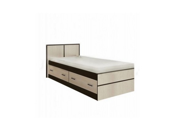 Кровать односпальная Сакура 900 с ящиками в Шадринске - изображение