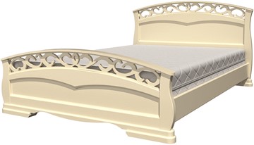 Спальная кровать Грация-1 (слоновая кость) 140х200 в Кургане