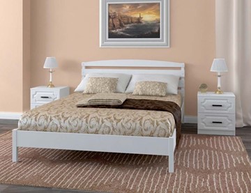 Спальная кровать Камелия-1 (Венге) 140х200 в Кургане - предосмотр 1
