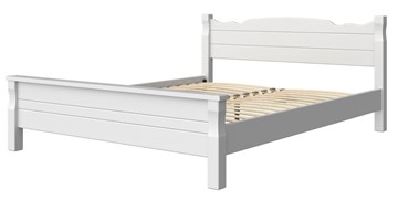 Двуспальная кровать Мюнхен-4 (Белый античный) 160х200 в Шадринске - предосмотр 1