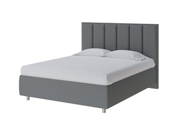 Спальная кровать Routa 140х200, Рогожка (Savana Grey (серый)) в Кургане