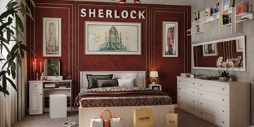 Набор мебели для спальни Sherlock №5 в Шадринске