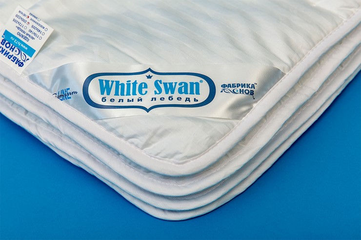 Одеяло лёгкое двуспальное Белый лебедь в Шадринске - изображение 1