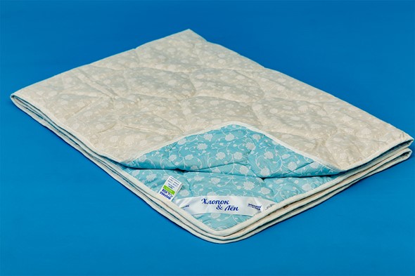 Одеяло легкое двуспальное Хлопок &  Лен в Шадринске - изображение