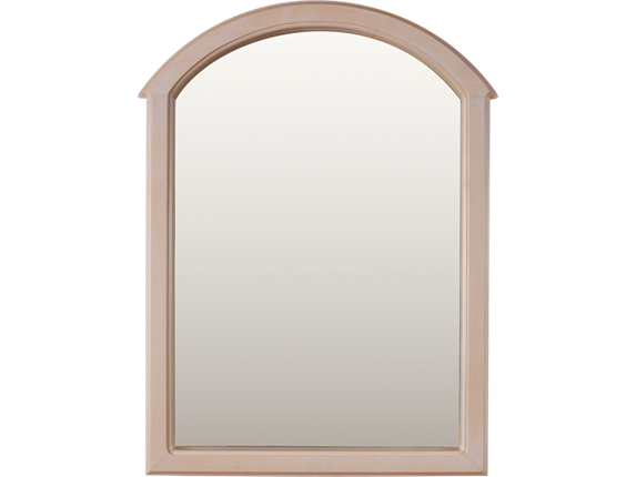 Зеркало 730х550 мм. Беленый дуб в Кургане - изображение