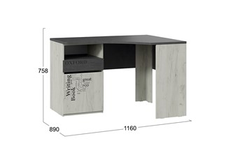 Детский угловой стол с ящиками Оксфорд-2 ТД-399.15.03 в Шадринске - предосмотр 5