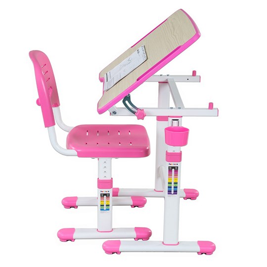 Парта растущая + стул Piccolino II Pink в Шадринске - изображение 5