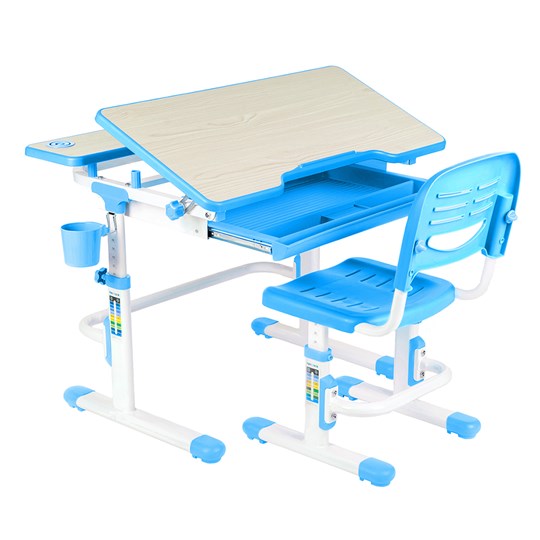 Растущий стол и стул Lavoro Blue в Шадринске - изображение 2