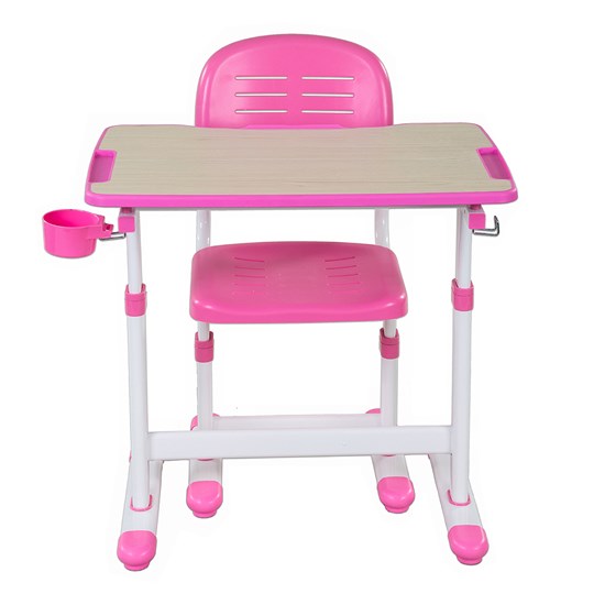 Парта растущая + стул Piccolino II Pink в Шадринске - изображение 1
