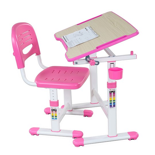 Парта растущая + стул Piccolino II Pink в Шадринске - изображение 3