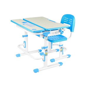 Растущий стол и стул Lavoro Blue в Шадринске - предосмотр 6