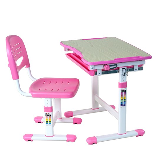 Стол растущий и стул Piccolino Pink в Шадринске - изображение 1