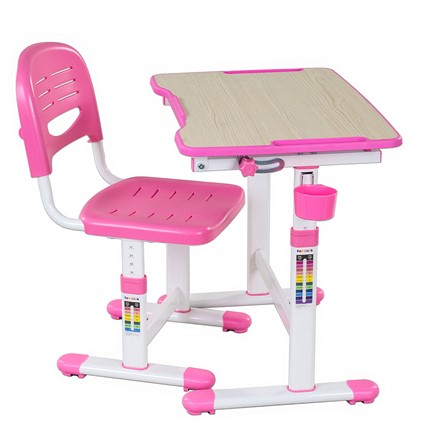 Парта растущая + стул Piccolino II Pink в Шадринске - изображение