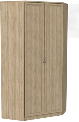 Шкаф распашной 403 несимметричный, цвет Дуб Сонома в Шадринске - изображение