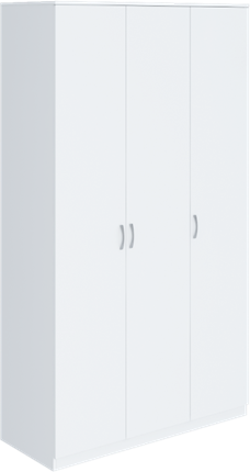 Распашной шкаф Осло М01 (Белый) в Шадринске - изображение
