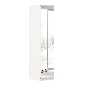 1-створчатый шкаф Айла с зеркалом ЛД 688.140.000, Белый, исполнение 1 в Шадринске