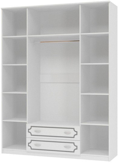 Шкаф четырехстворчатый Лак (Белый Жемчуг) в Кургане - изображение 1