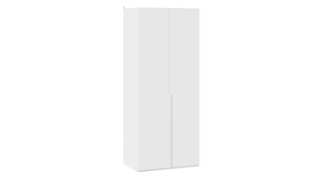 Двустворчатый шкаф Порто (580) СМ-393.07.003 (Белый жемчуг/Белый софт) в Шадринске