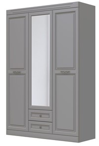 Шкаф трехдверный в спальню Олимп ШР-3 (антрацит) 1 зеркало в Шадринске