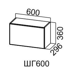 Шкаф навесной Модус, ШГ600/360, галифакс в Шадринске